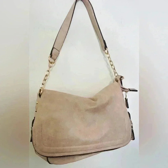 URBAN EXPRESSIONS Certified Vegan soft pink Shoulder Bag - Picture 6 of 7